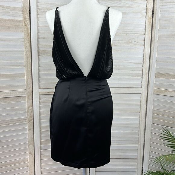 ASTR The Label Callie V-Neck Mini Party Cocktail Dress Small - Picture 6 of 14